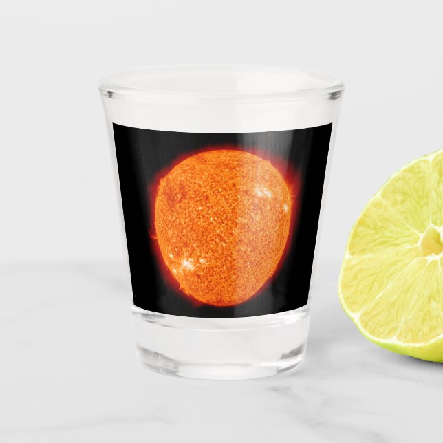 Die Sonne Schnapsglas (Vorderseite)