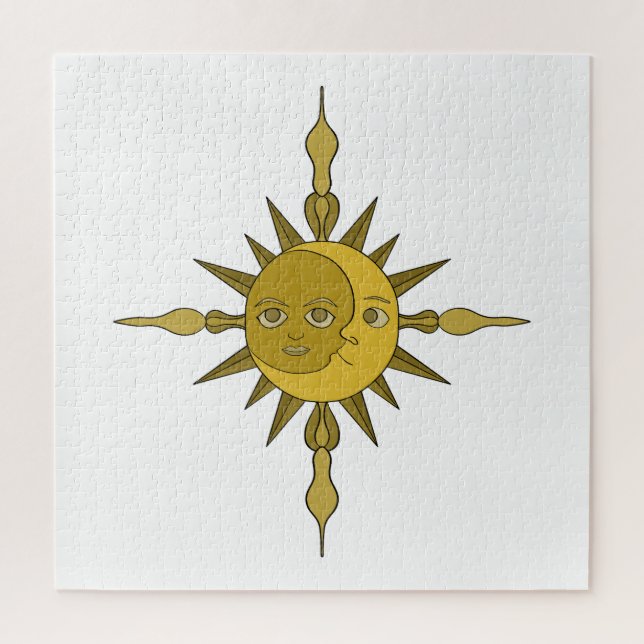 Die Sonne und der Mond Puzzle (Vertikal)