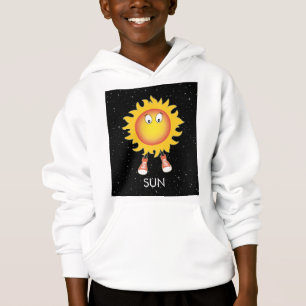 Die Sonne und die Sterne im Weltraum Hoodie