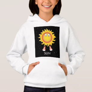Die Sonne und die Sterne im Weltraum Hoodie