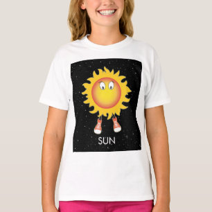Die Sonne und die Sterne im Weltraum T-Shirt