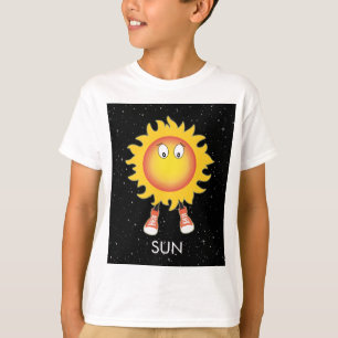 Die Sonne und die Sterne im Weltraum T-Shirt