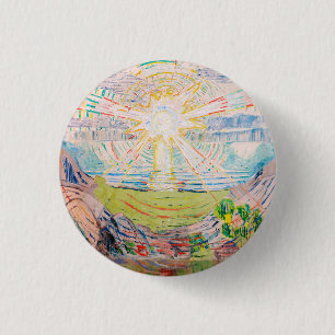 Die Sonne von Edvard Munch Button