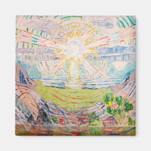 Die Sonne von Edvard Munch Magnet