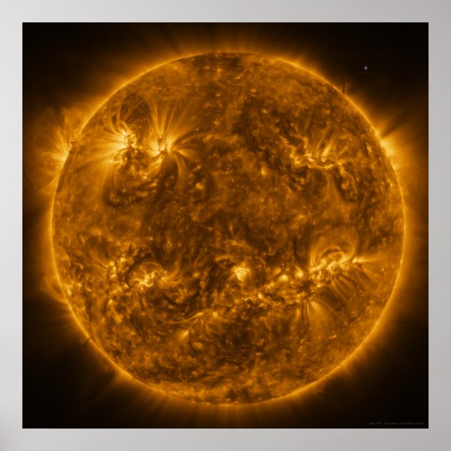 Die Sonne wie von Solar Orbiter gesehen Poster (Vorne)