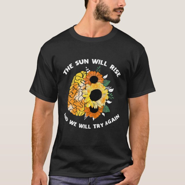 Die Sonne wird das Bewusstsein für psychische Gesu T-Shirt (Vorderseite)