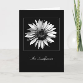 'Die Sonnenblume' Leere Grußkarte Karte