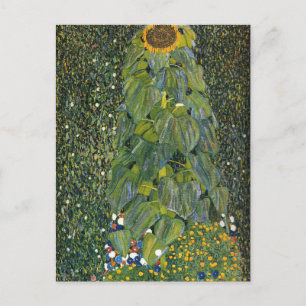 Die Sonnenblume von Gustav Klimt Postkarte