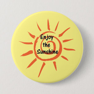Die Sonnenscheintaste genießen Button