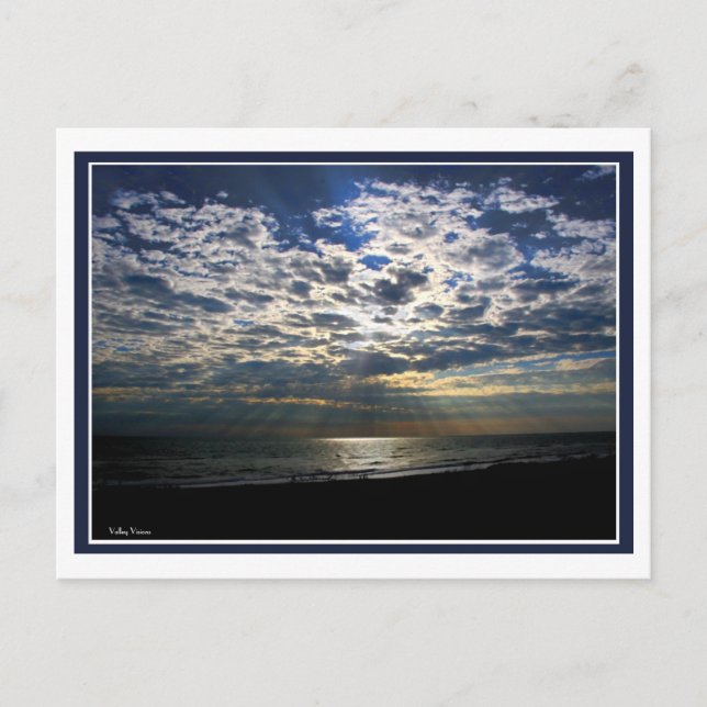 Die Sonnenstrahlen Postkarte (Vorderseite)