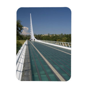Die Sonnenuhrbrücke bei Turtle Bay Magnet