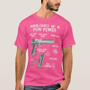 Die sonnige Anatomie einer Pew Pewer - Ammo Gun - T-Shirt