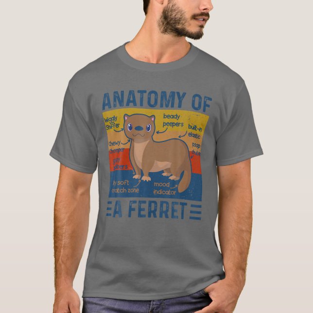Die sonnige Anatomie eines Eises T-Shirt (Vorderseite)