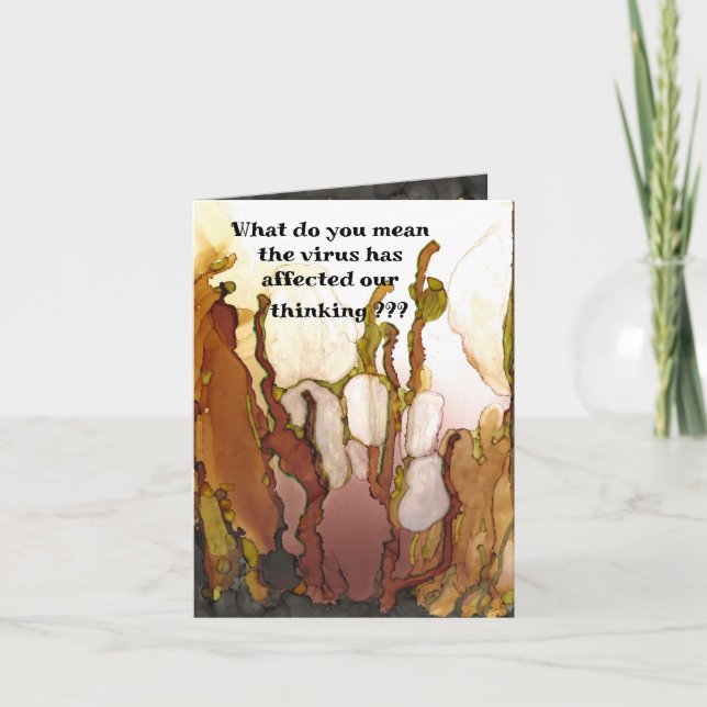 Die sonnige, humorvolle Realität in diesen chaotis Karte (Vorderseite)