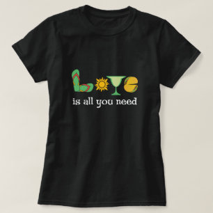 Die sonnige Liebe ist alles mit Tacos, Margarita,  T-Shirt