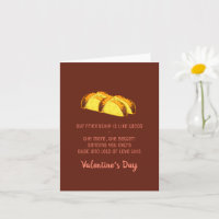 Die sonnige Liebe und der Valentinstag von Tacos