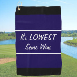 Die sonnige Marinebasis gewinnt Gabe für Golfer Golfhandtuch