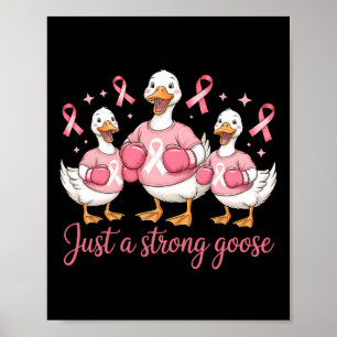 Die sonnige Rosa Brustkrebs Schleife ist nur ein s Poster