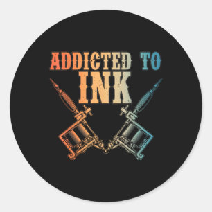 Die sonnige Tattoo Artist Art for Men Frauen Tatto Runder Aufkleber