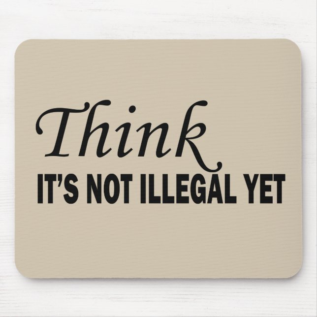 Die sonnigen sarkastischen Redewendungen Mousepad (Vorne)