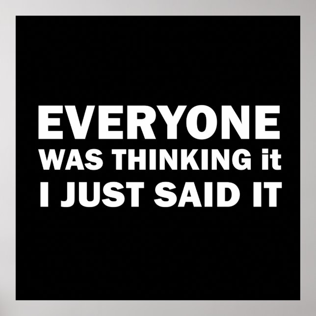 Die sonnigen sarkastischen Redewendungen Poster (Vorne)