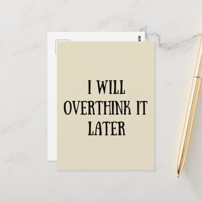 Die sonnigen sarkastischen Redewendungen Postkarte (Vorderseite/Rückseite Beispiel)