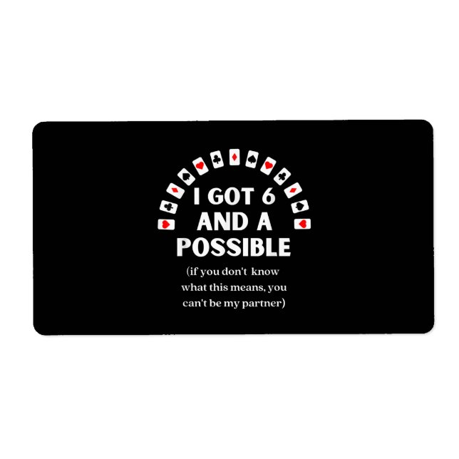 Die sonnigen Spades I Got sechs und eine mögliche  (Vorne)