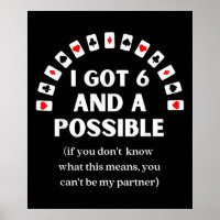 Die sonnigen Spades I Got sechs und eine mögliche 