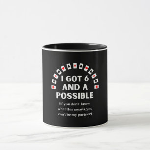 Die sonnigen Spades I Got sechs und eine mögliche Tasse