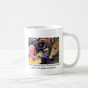 Die sonnigen T-Shirts des Pferdes schrecken ihre K Tasse