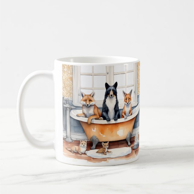 Die sonnigen Tiere Kaffeetasse (Links)