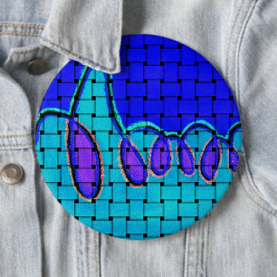 Die Sophisticated Silhouette Französisch Blau Ge Button