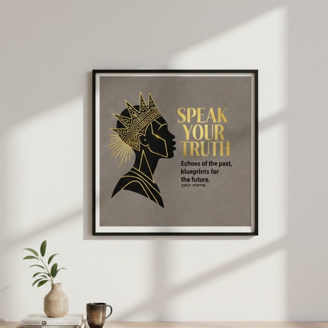 Die souveräne Stimme: Echos und Blaupausen Poster (Von Creator hochgeladen)