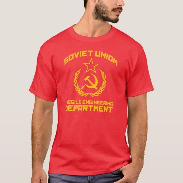 Die Sowjetunions-Flugtechnische Abteilung T-Shirt (Vorderseite)