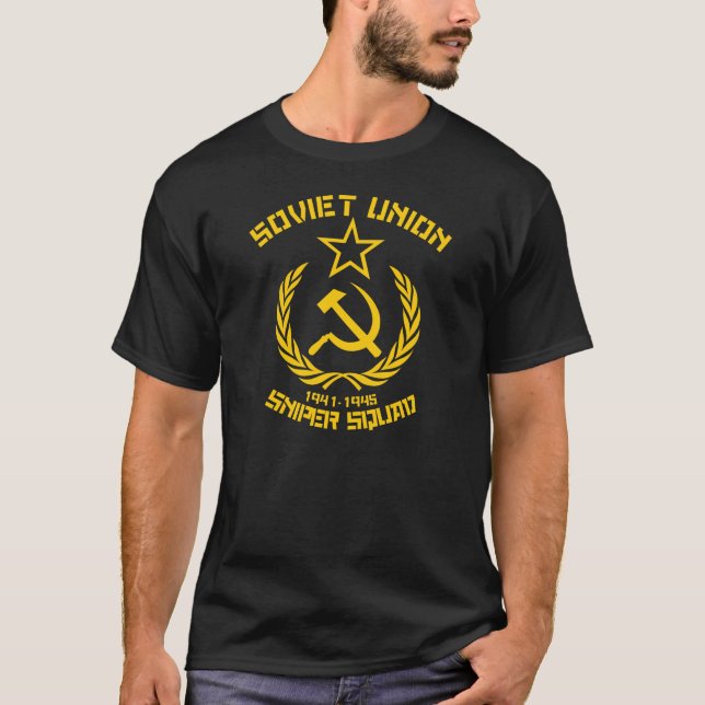 Die Sowjetunions-Scharfschütze-Gruppe T-Shirt (Vorderseite)