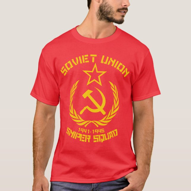 Die Sowjetunions-Scharfschütze-Gruppe T-Shirt (Vorderseite)