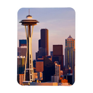 Die Space Needle ist ein Turm in Seattle Magnet