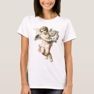 Die Spaghetti-oberster Vintager Engels-Entwurf der T-Shirt