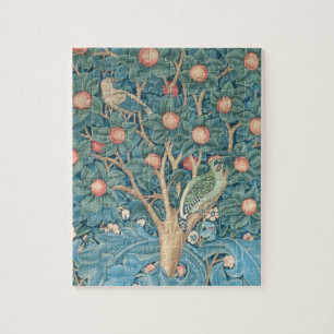 Die Specht-Tapisserie, Detail der Spechte Puzzle