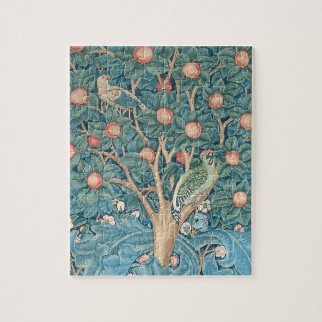 Die Specht-Tapisserie, Detail der Spechte Puzzle (Vertikal)