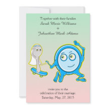 Die Speisen liefen mit der Einladung zur Hochzeit 