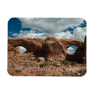 Die Spektakel, Nord- und Südfenster, Arches NP Magnet