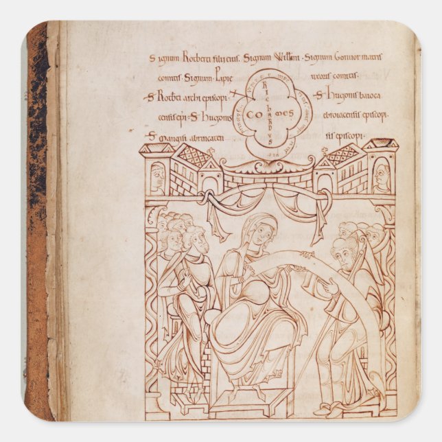 Die Spende an Gonnor Quadratischer Aufkleber (Vorderseite)