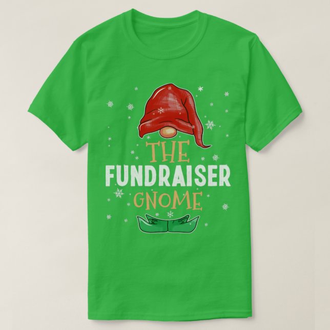 Die Spendenaktion Gnome Familie passt Weihnachten  T-Shirt (Design vorne)