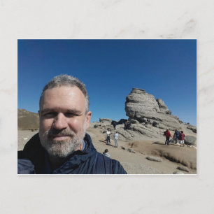 Die Sphinx, Bucegi-Berge, Rumänien (Design #2) Postkarte