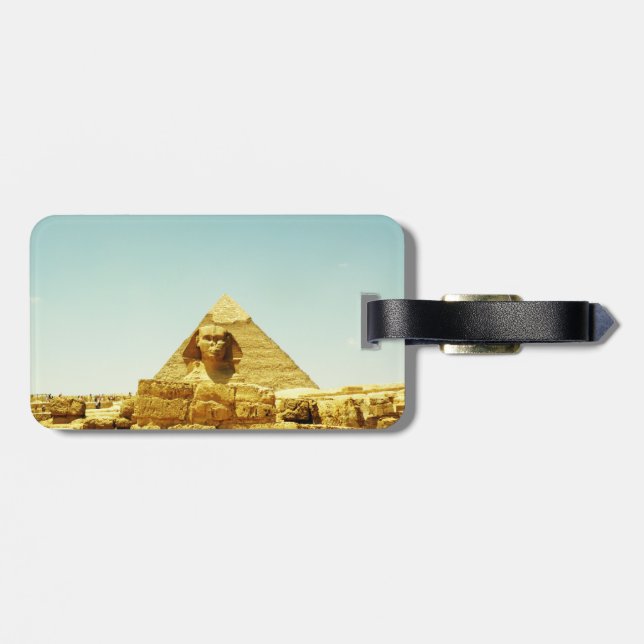 Die Sphinx Gepäckanhänger (Rückseite horizontal)