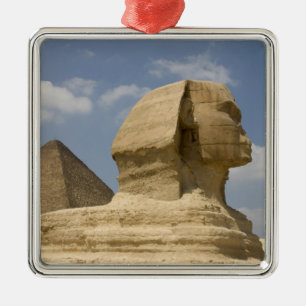 Die Sphinx, Giza, Al Jizah, Ägypten Silbernes Ornament