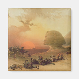 Die Sphinx in Gizeh Magnet