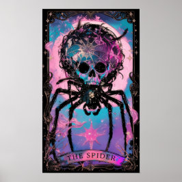 Die Spider Tarot Card Hexenkarte Poster