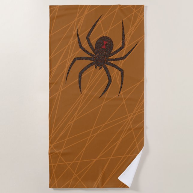 Die Spider's Web Beach Handtuch (Vorderseite)